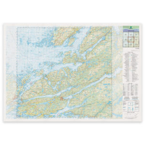 Kartverket - landkart (N50): 24-B Kolvereid