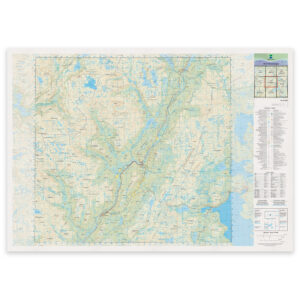 Kartverket - landkart (N50): 24-D Namsskogan