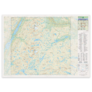 Kartverket - landkart (N50): 25-E Nedre Fiplingvatnet