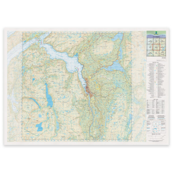 Kartverket - landkart (N50): 27-C Mosjøen