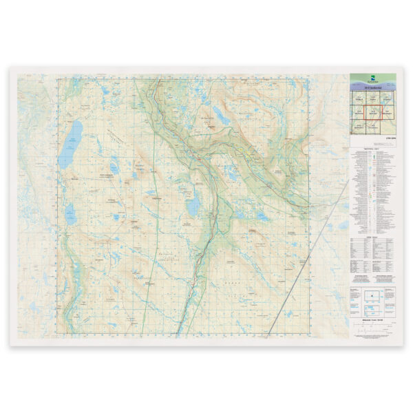 Kartverket - landkart (N50): 30-E Junkerdal