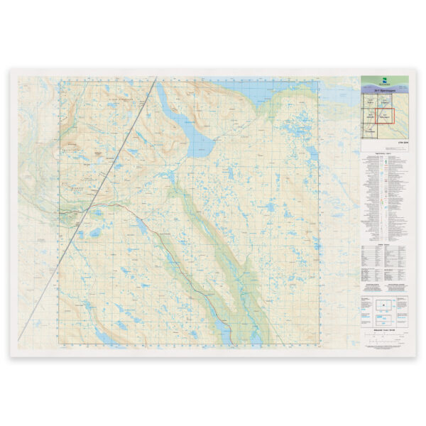 Kartverket - landkart (N50): 30-F Bjørntoppen
