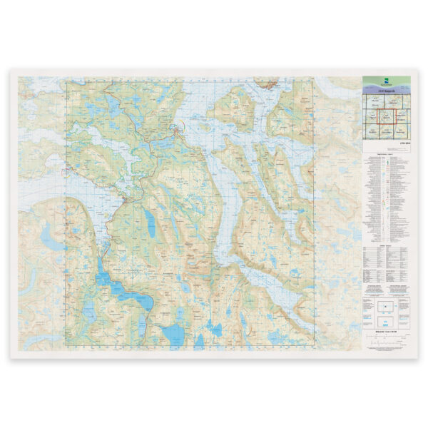 Kartverket - landkart (N50): 34-E Kjøpsvik
