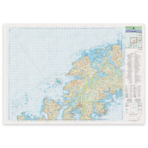 Kartverket - landkart (N50): 35-A Leknes