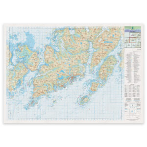 Kartverket - landkart (N50): 35-B Svolvær