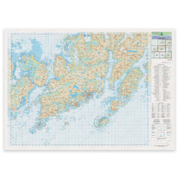 Kartverket - landkart (N50): 35-B Svolvær