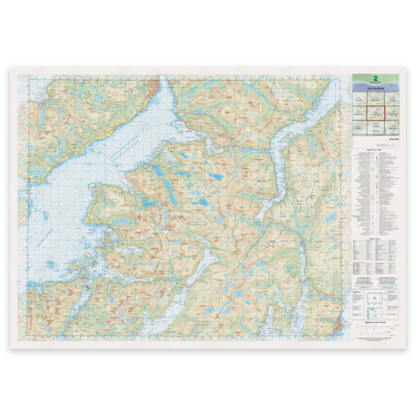 Kartverket - landkart (N50): 36-B Sortland