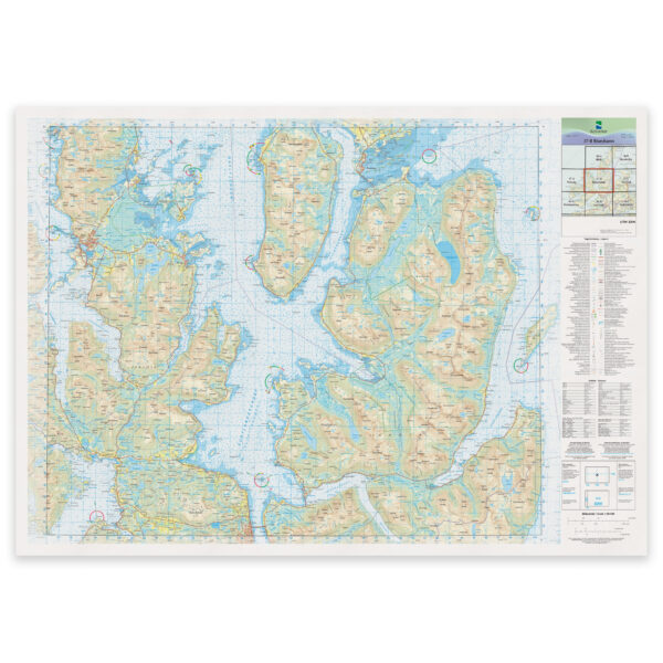 Kartverket - landkart (N50): 37-B Risøyhamn