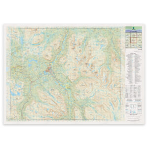 Kartverket - landkart (N50): 37-E Setermoen
