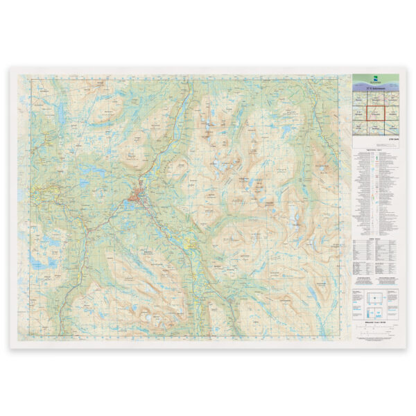 Kartverket - landkart (N50): 37-E Setermoen