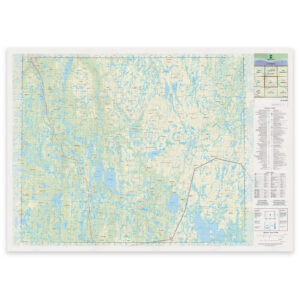 Kartverket - landkart (N50): 37-I Siebe