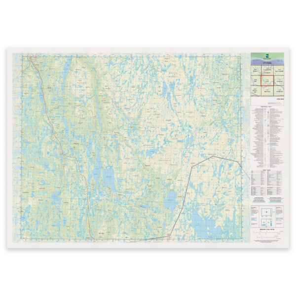 Kartverket - landkart (N50): 37-I Siebe
