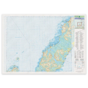 Kartverket - landkart (N50): 38-A Bleik