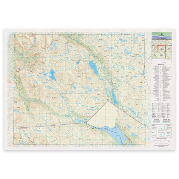 Kartverket - landkart (N50): 38-F Rihpojávri