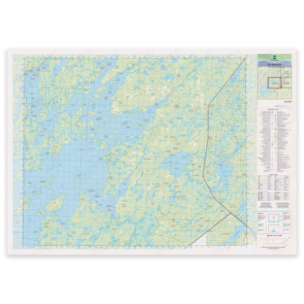 Kartverket - landkart (N50): 38-L Ellenvatnet