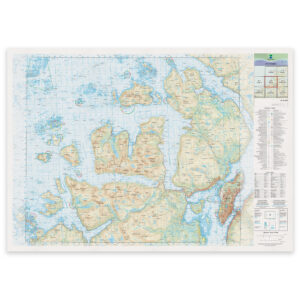 Kartverket - landkart (N50): 40-B Tromsø