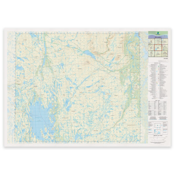 Kartverket - landkart (N50): 40-H Iešjávri