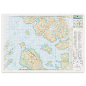 Kartverket - landkart (N50): 41-D Jøkelfjorden