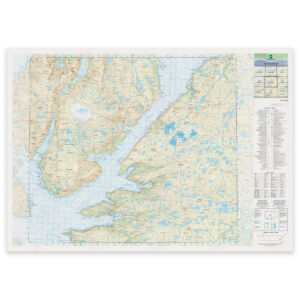 Kartverket - landkart (N50): 42-E Neverfjord