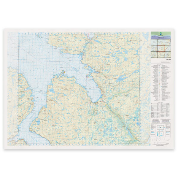 Kartverket - landkart (N50): 43-C Kokelv