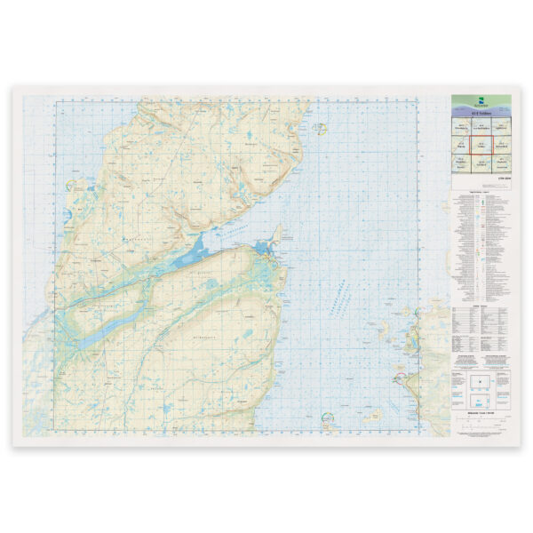 Kartverket - landkart (N50): 43-E Veidnes
