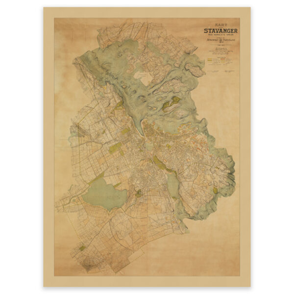Bykart Stavanger 1917