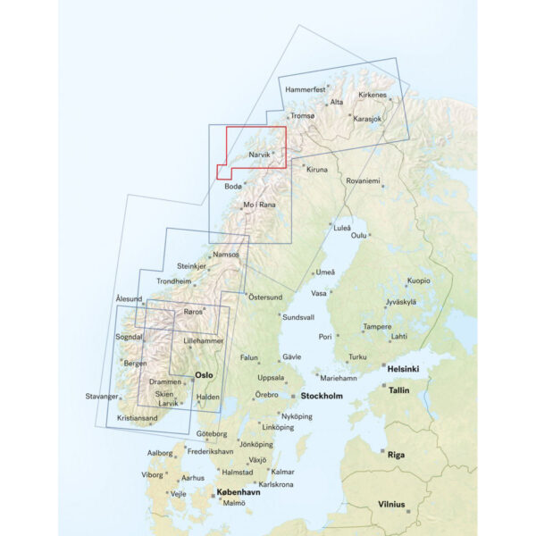 Bil- og turistkart Lofoten 1:250 000 - Image 4