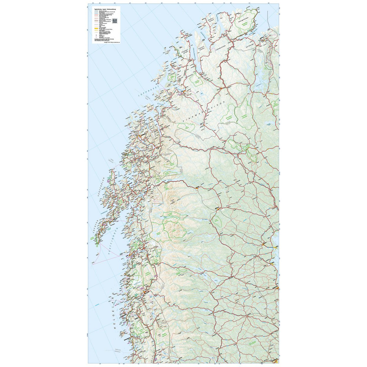 Bil- og turistkart Norge 1:1 mill - Image 3