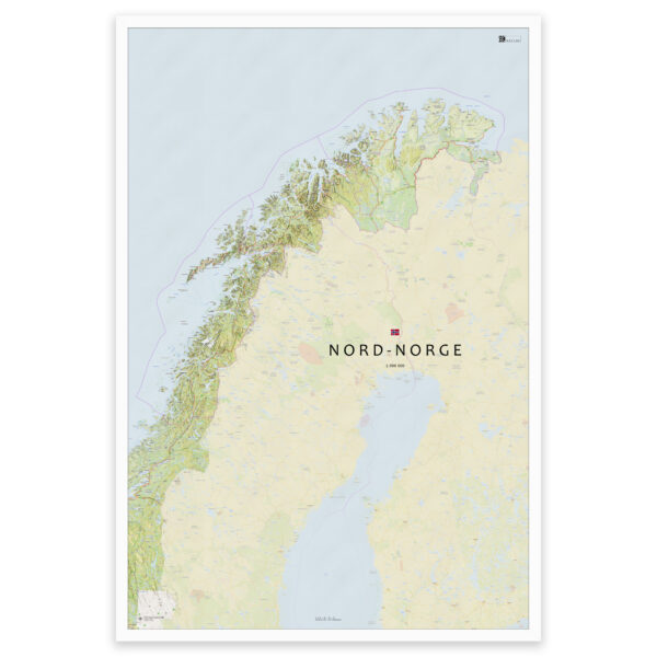 Kart over Nord-Norge – Nordland, Troms og Finnmark - Image 20