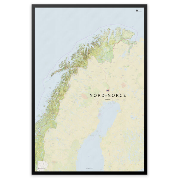 Kart over Nord-Norge – Nordland, Troms og Finnmark - Image 15