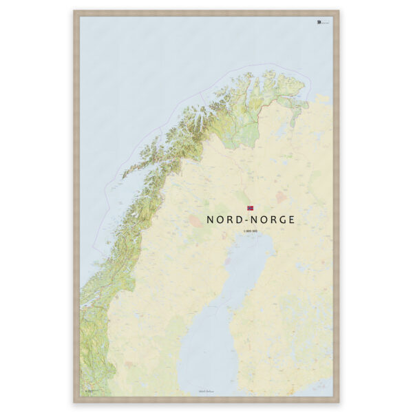 Kart over Nord-Norge – Nordland, Troms og Finnmark - Image 10