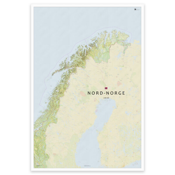 Kart over Nord-Norge – Nordland, Troms og Finnmark - Image 16