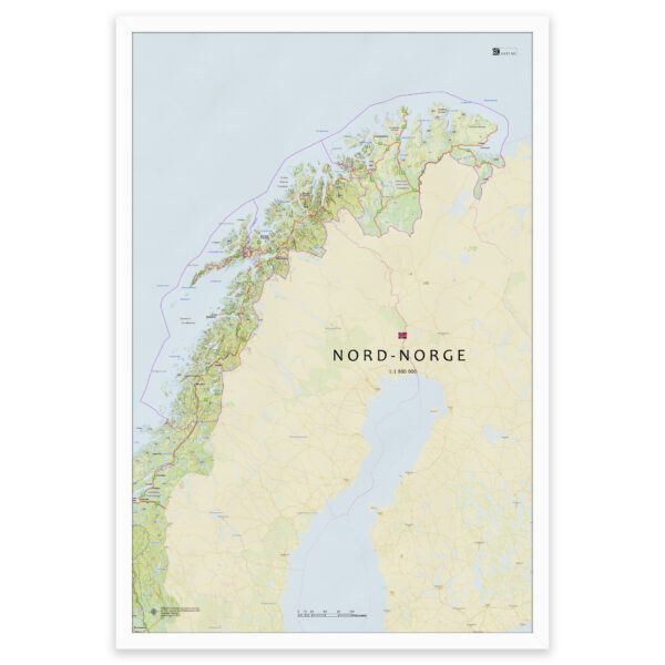 Kart over Nord-Norge – Nordland, Troms og Finnmark - Image 17