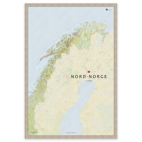 Kart over Nord-Norge – Nordland, Troms og Finnmark - Image 8