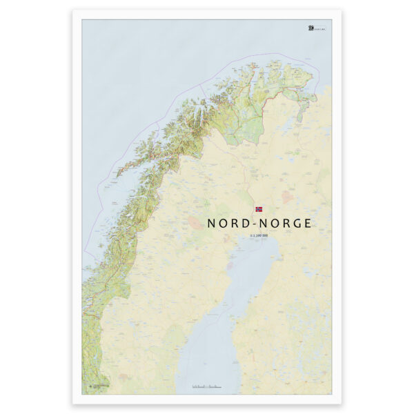Kart over Nord-Norge – Nordland, Troms og Finnmark - Image 19