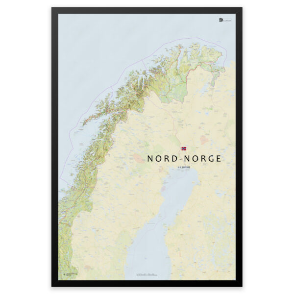 Kart over Nord-Norge – Nordland, Troms og Finnmark - Image 14