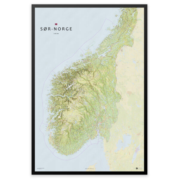 Kart over Sør-Norge – fra Agder til Trøndelag - Image 14