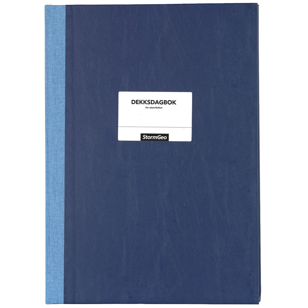 Dekksdagbok Utenriksfart Norsk