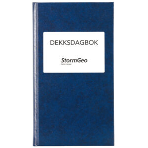 Dekksdagbok innenriks fra Nautisk Forlag – offisiell loggbok for norske fartøy utgitt av StormGeo.
