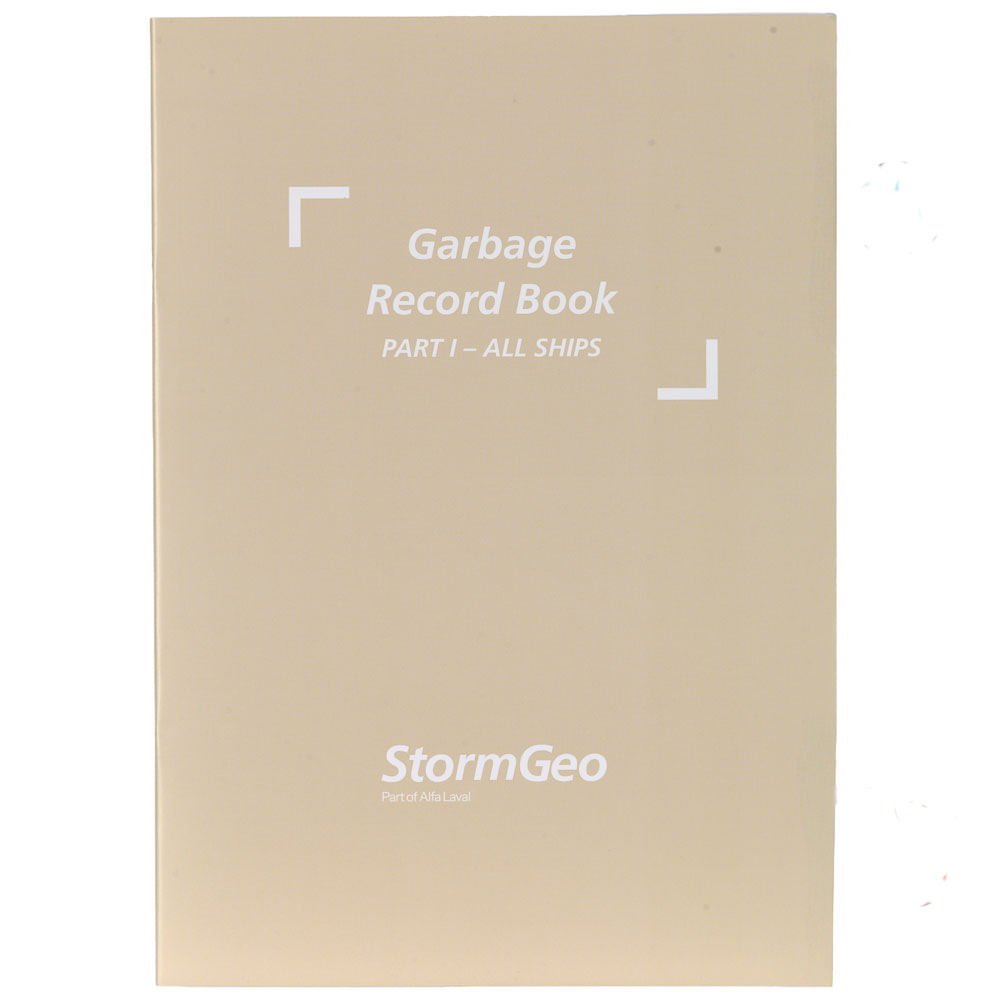 Garbage Record Book Part I – All Ships (incl. E-Waste)
