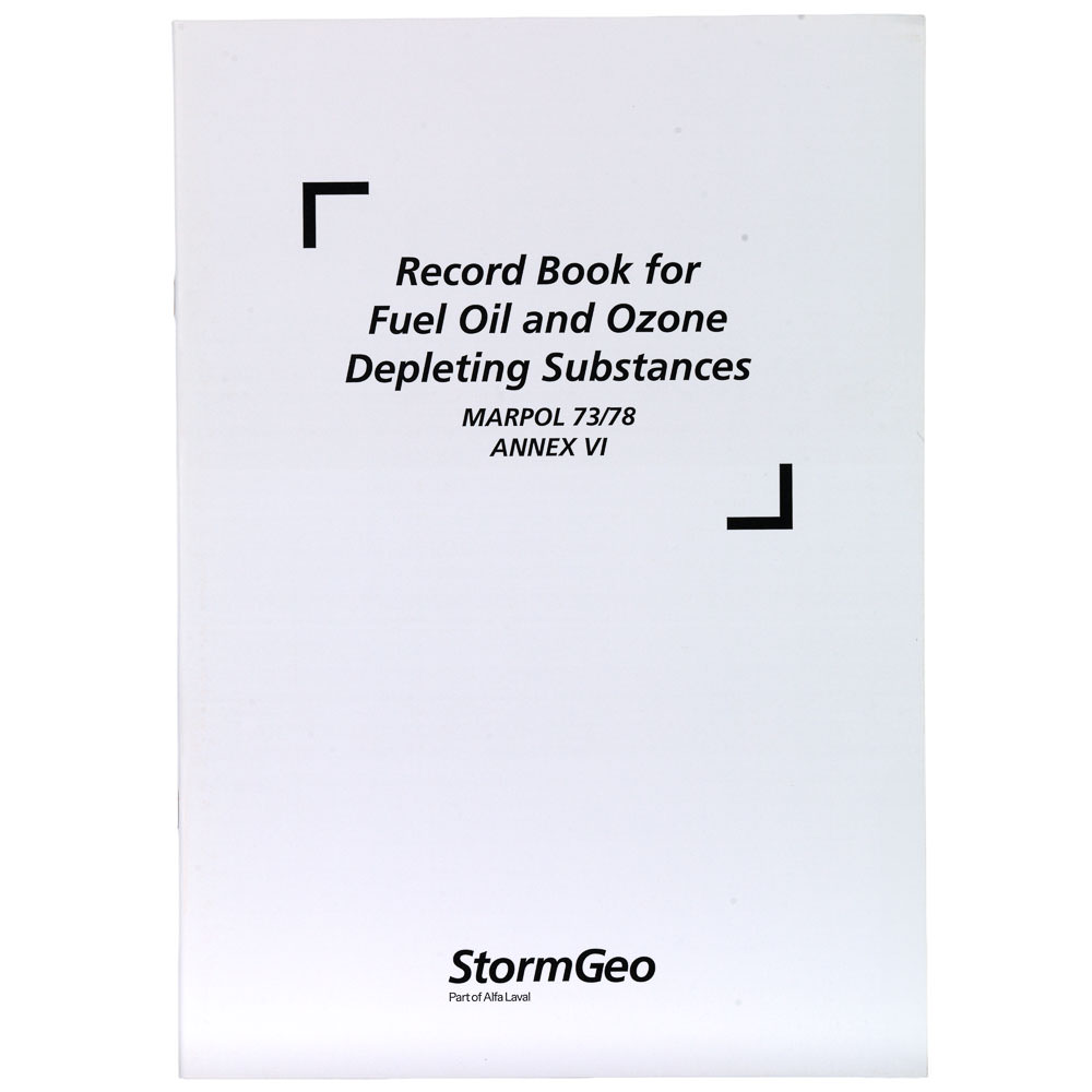 Record Book for Fuel Oil and Ozone Depleting Substances
