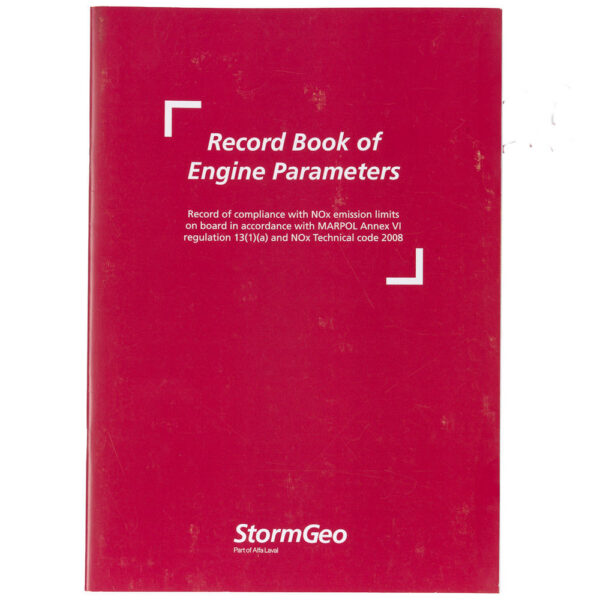 Record Book of Engine Parameters - X1810 - Kart.no