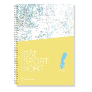 Svensk båtsportkart som dekker den østlige kysten av Sverige
