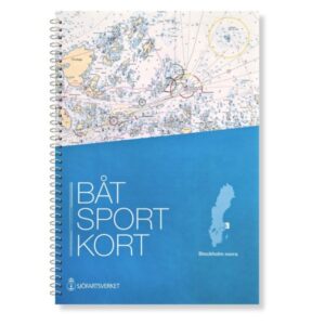 Svensk båtsportkart som dekker den nordlige delen av Stockholm-skjærgården