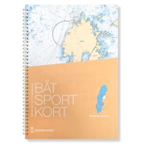 Mockup av svensk båtsportkart Bottenhavet N Norra basert på data fra Sjöfartsverket