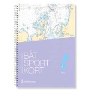 Svensk båtsportkart som dekker innsjøen Vänern