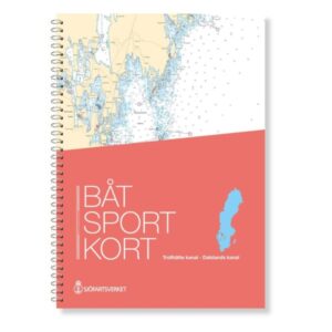 Mockup av offisielt båtsportkart for Trollhätte Kanal og Dalslands Kanal
