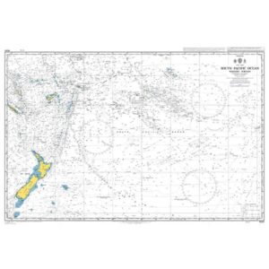 British Admiralty Chart 4061 South Pacific Ocean Western Portion