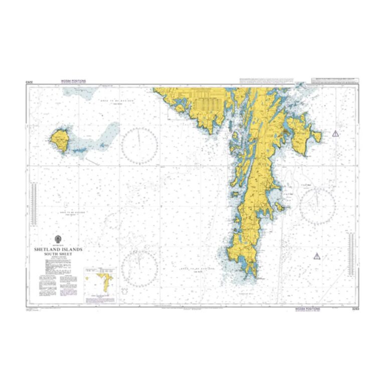 British Admiralty Chart 3283 - Shetland Islands, South Sheet
