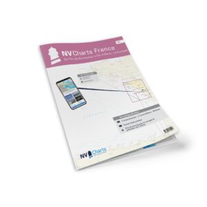 Mockup av NV Charts France FR7 sjøkart for Noirmoutier til Oleron & La Rochelle